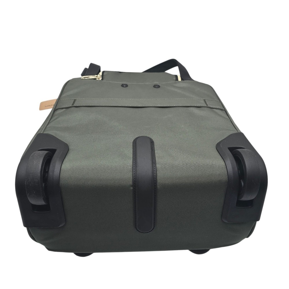 VANKEAN 16 in Rolling Underseat Carry On Luggage Olive Green Travel Suitcase - Picture 5 of 9